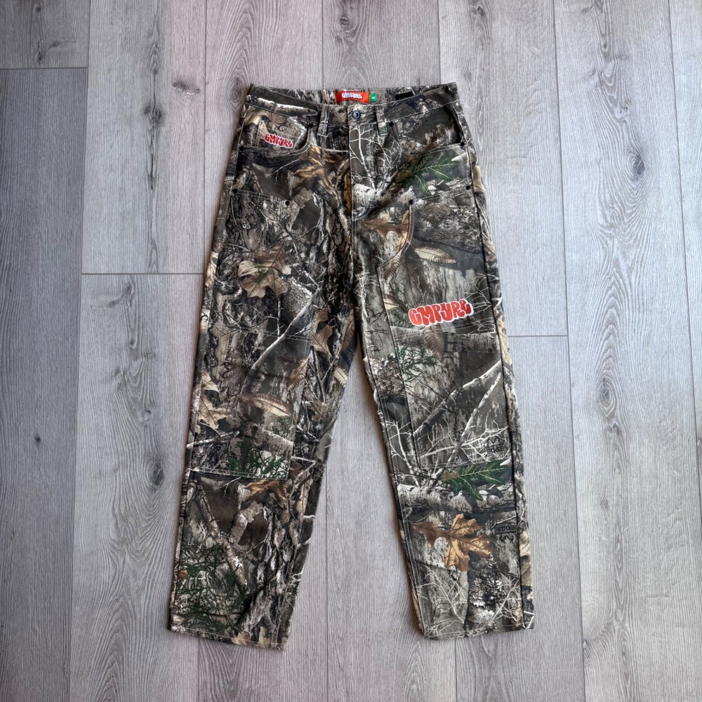 Empyre x Realtree EDGE Double Knee Canvas Loose Fit Skate Pants Camo 30